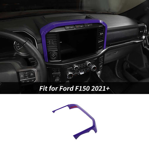 Central Control Navigation Cover Trim Frame For Ford F150 2021+ Accessories | CheroCar