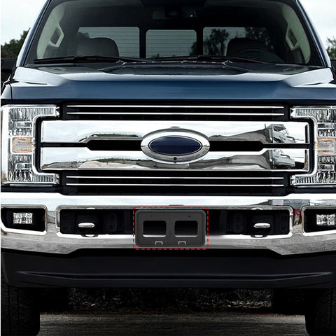 For 2011-2016 Ford F250/F350/F450/F550 Front Bumper License Plate Frame Bracket