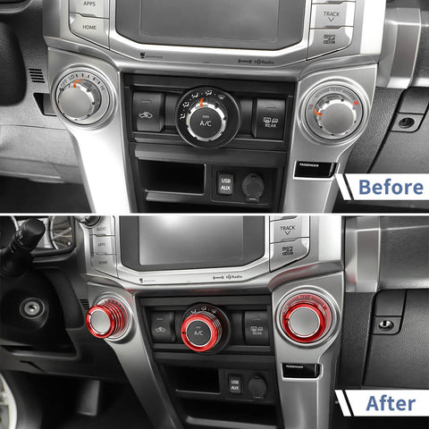 For 2010-2023 Toyota 4Runner Air Conditioner Switch Knob Ring Cover