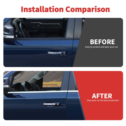 For 2018+ Dodge RAM 1500 Car Window Sills Decor Bars Trims Strip Moldings