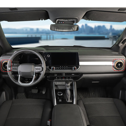 For 2023+ Chevy Colorado Center Console Air Vent Trim Ring Cover