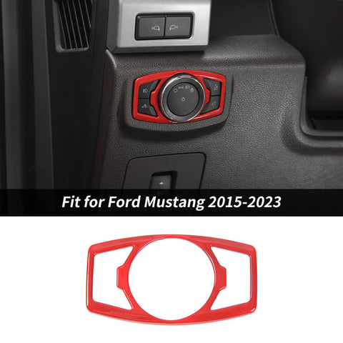 For 2015-2023 Ford Mustang & 2015-2020 F150 Headlight Switch Knob Cover Trim