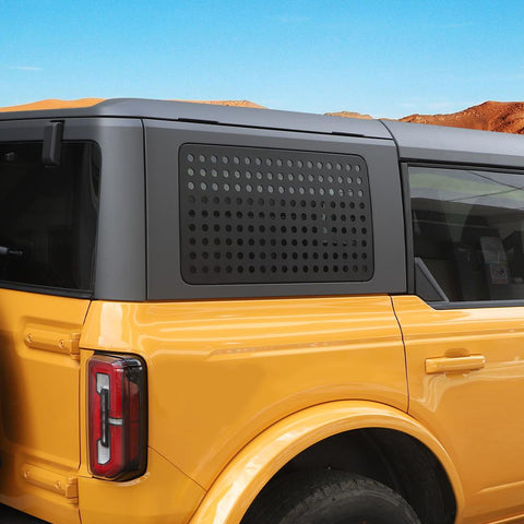 Rear L&R Window Glass Cover Trim For Ford Bronco 2021+ 2/4-Door Accessories | CheroCar