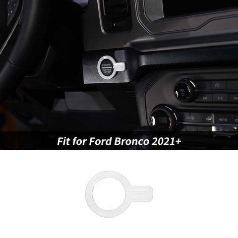 ABS Engine Start Stop Push Button Cover Trim Decor For Ford Bronco 2021+ Accessories | CheroCar