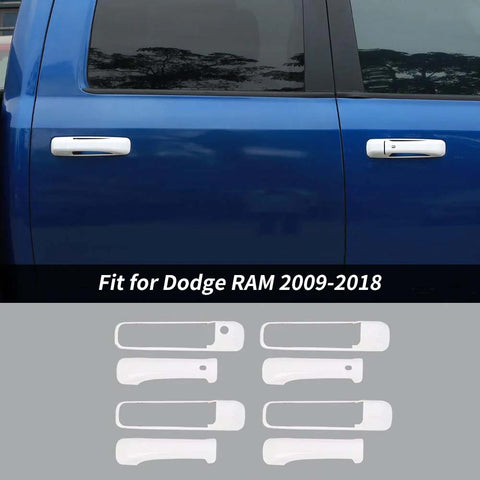 For 2009-2018 Dodge RAM 8 x Exterior Door Handles Trim Cover