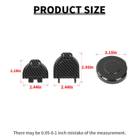 For 2014+ Chevy Colorado/2014-2021 Silverado Trailer Power Vent Rear Spare Tire Lock Cover Trim