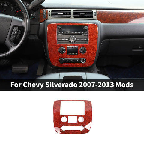 For 2007-2013 Chevy Suburban/ Avalanche/ Tahoe & GMC Sierra/ Yukon Center Console GPS Navigation Panel Trim Cover
