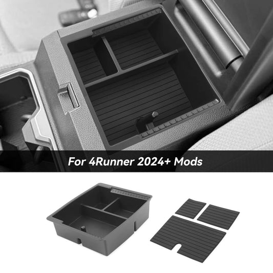 For 2024+ 4Runner Center Console Armrest Box Storage Glove Box Tray