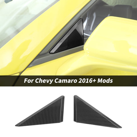 For 2016+ Chevy Camaro Exterior Front Triangle A Pillar Panel Trim
