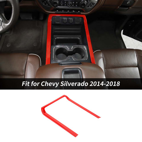 Central Cup Holder Cover Trim For Chevy Silverado/GMC Sierra 2014-2018 Accessories | CheroCar