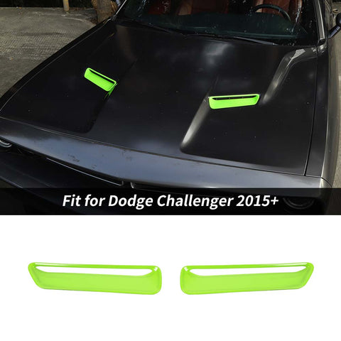 Hood Scoop Air Vent Ring Trim Decor Cover for Dodge Challenger SXT 2015+ Accessories｜CheroCar