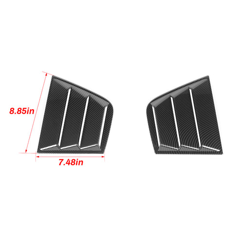 Rear Side Window Blinds Quarter Louver Cover  for Dodge Charger 2015+｜CheroCar