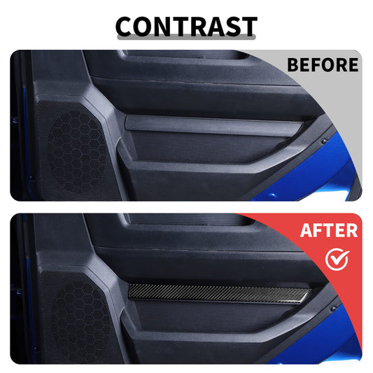 For 2010-2015 Dodge RAM Inner Door Atmosphere Lighting Strip Trim Decor Sicker