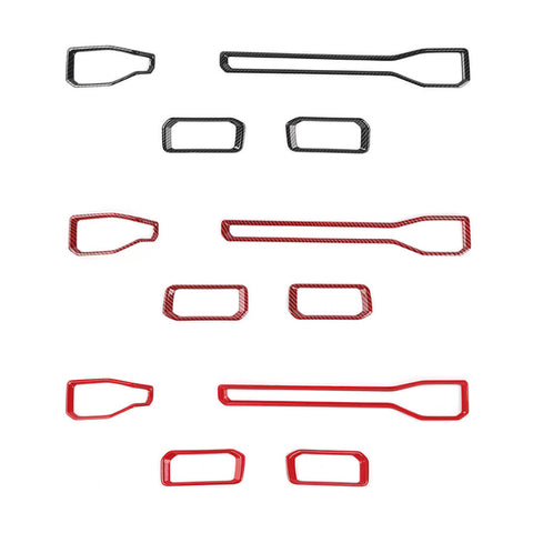 For 2024+ Ford Mustang 4 x Car Center Console Air Conditioning Vent Decor Cover Trim