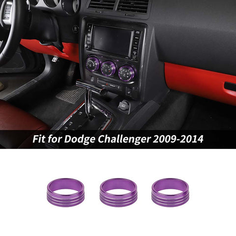 Air Conditioner Knob Cover Trim for Dodge Challenger 2009-2014｜CheroCar