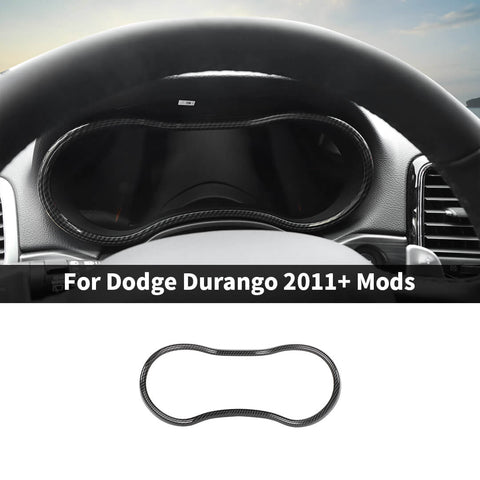 For 2011+ Dodge Durango Center Console Dashboard Instrument Ring Cover Trim