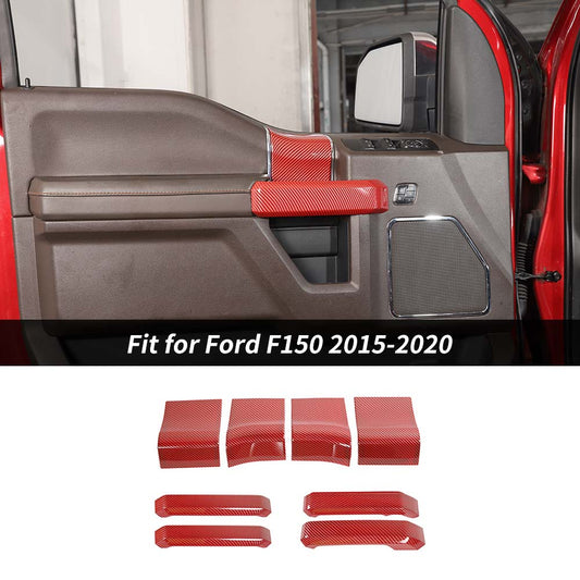 Interior Door Handle Cover with Door Panel Cover For Ford F150 2015-2020 4-Door Accessories | CheroCar