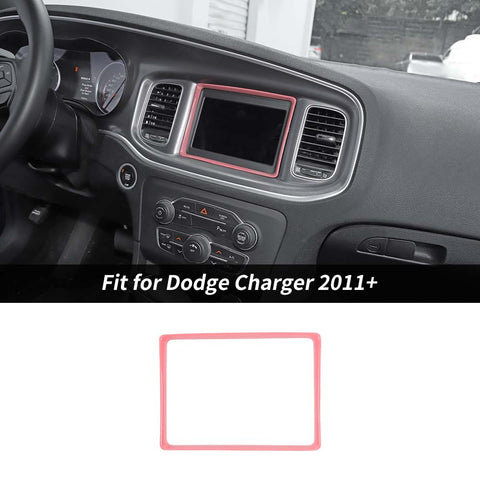 GPS Navigation Screen Frame Trim Bezels For Dodge Charger 2011+ Accessories | CheroCar