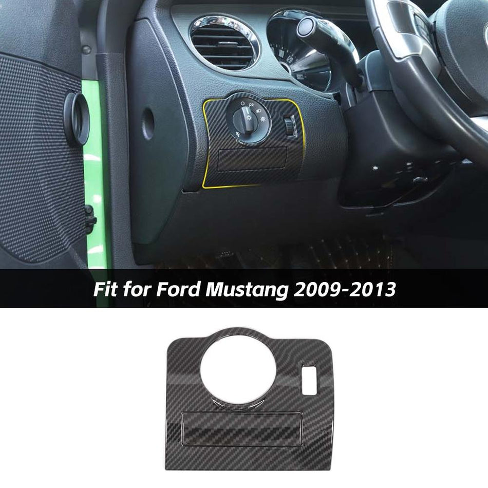 For 2009-2013 Ford Mustang Headlights Switch Button Panel Trim