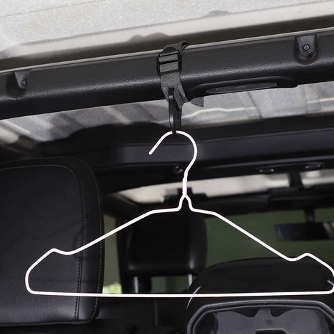 2 x Roll Bar Coat Hanger Clothes Hook For Universal Car Accessories | CheroCar