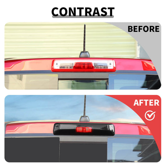 For 2023+ Chevy Colorado Smoked Black High Brake Light Taillight Lamp Cover Trim