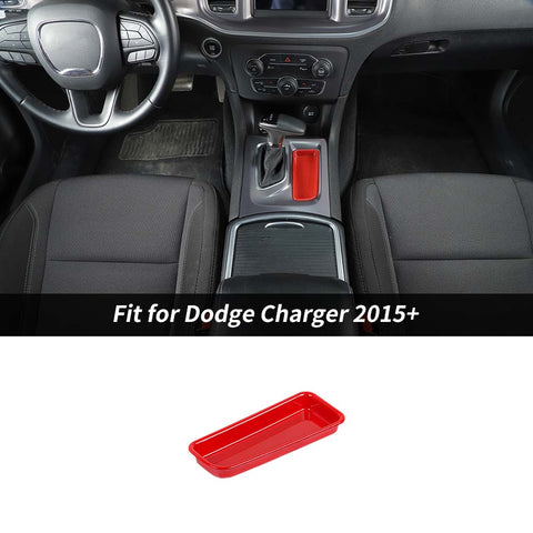 Gear Shift Storage Compartment Decor Cover For Dodge Charger 2015+ Accessories | CheroCar