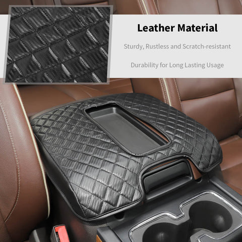 For 2014-2017 Chevy Silverado/GMC Sierra/Suburban/GMC YUKON/Tahoe Console Armrest Box Storage Protector Cover