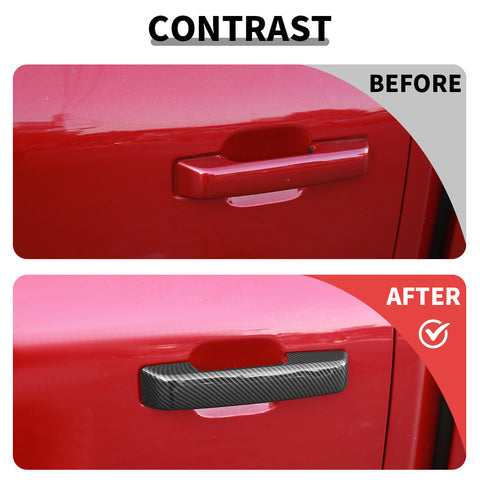 For 2021+ Ford F150 Rearview Mirror Shell Door Handle Cover Trim