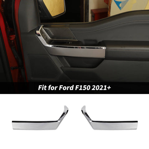For 2021+ Ford F150 Inner Front Door Handle Panel Cover Trim Decor