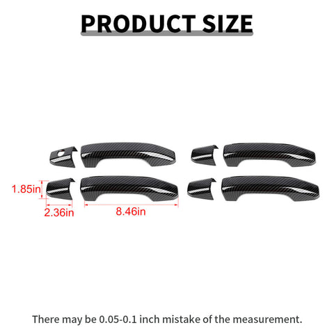 For 2023+ Chevy Colorado/MC-CANYON/2019+ Silverado/GMC-SIERRA Car Door Handles Cover Trim Shell