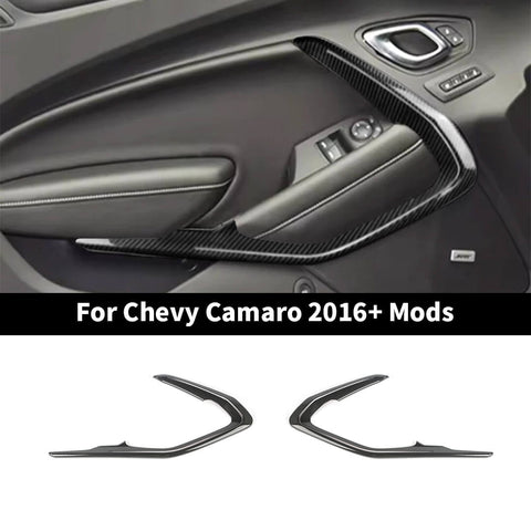 For 2016+ Chevy Camaro Inner Car Door V-Shape Cover Trim Strip