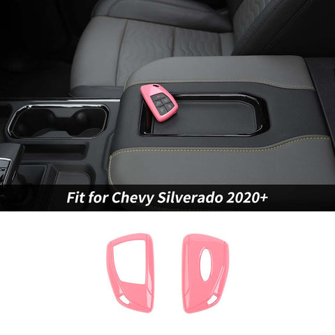 Key Fob Cover Case Protector Shell For Chevy Silverado/Suburban/Tahoe 2020+ Accessories | CheroCar