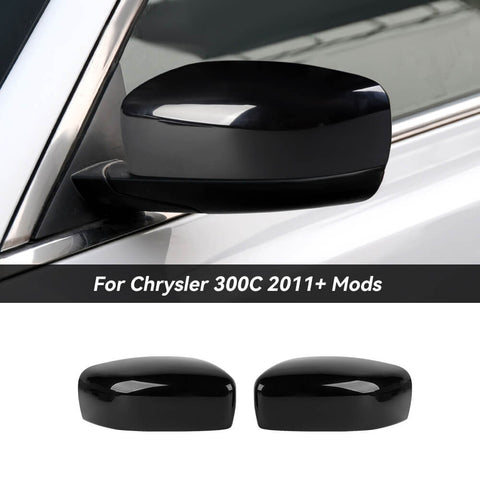 For 2011+ Chrysle 300C Exterior Rearview Mirror Decor Cover Trim Shell