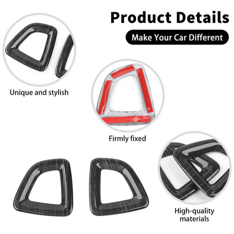 For 2014-2022 Chevy Colorado Center Console Side Air Vent Cover Trim Small