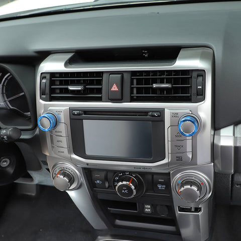For 2010-2023 4Runner Center Console Audio Switch Button Knob Ring Cover Trim
