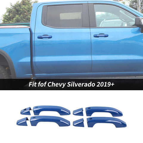 8PCS Door Handle Bezel Shell Cover Trim Decor For Chevy Silverado 19+ Suburban 20+/Tahoe 21+/GMC-YUKON 21+/GMC-SIERRA 19+ Accessories | CheroCar