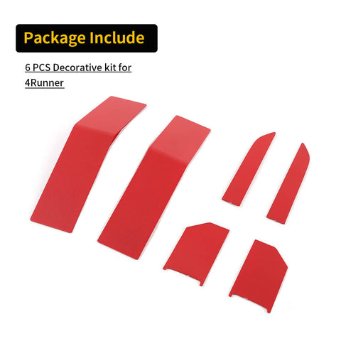 For 2024+ 4Runner Front Grill Mesh Decoration Sticker Cover Trim