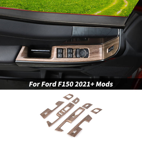 For 2021+ Ford F150 Interior Window Lift Switch Panel Cover Trim