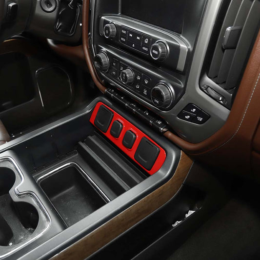 For 2014-2018 Chevrolet Silverado/GMC Sierra Power & USB Socket Panel Decor Cover