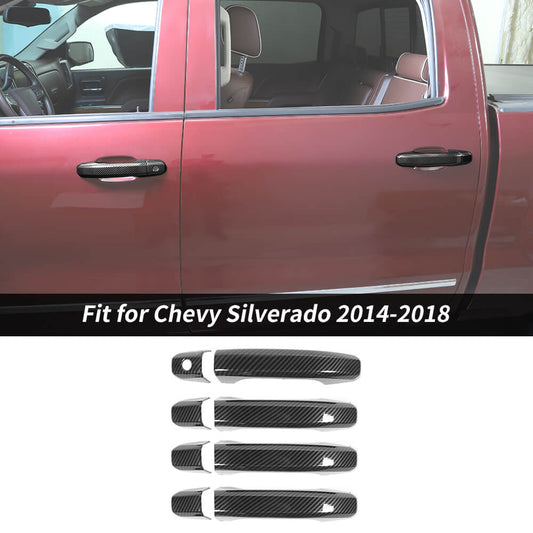 For 2014-2018 Chevy Silverado/ GMC Sierra Exterior Door Handle Cover Trim Decor