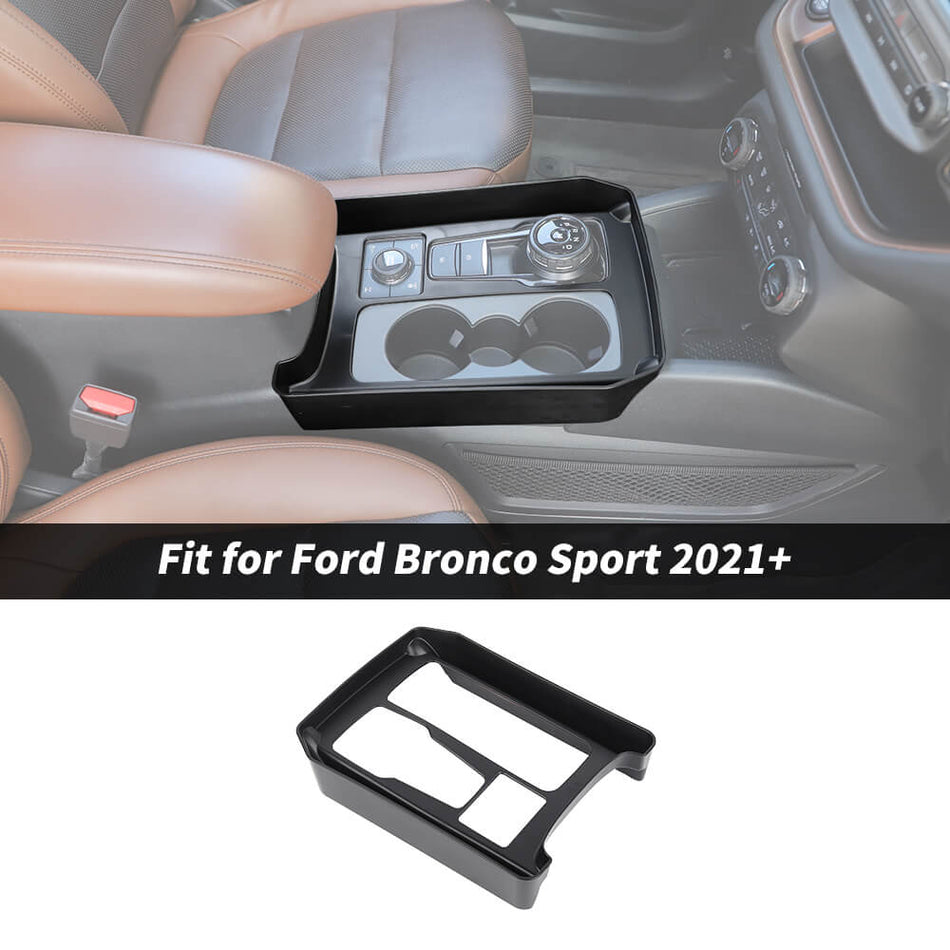 For 2021+ Ford Bronco Sport Console Gear Shift Holder Storage Box Tray Organizer