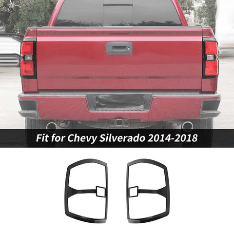 For 2014-2018 Chevy Silverado Side Rear Taillight Trim Cover