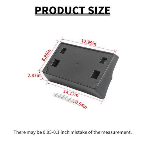 For 2021+ Dodge Durango Front License Plate Bracket Panel Bezel