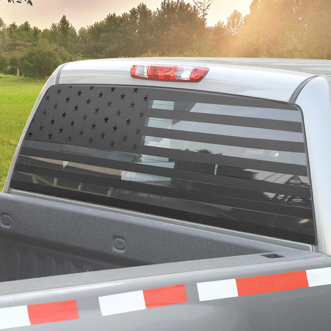 For 2007-2013 Chevy Silverado Rear Window Glass Sticker Decal Cover Trim