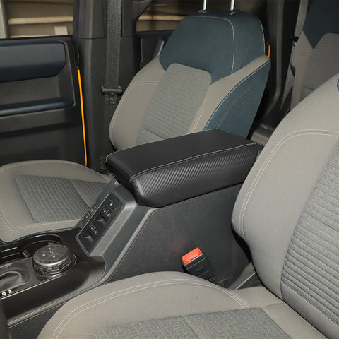 For 2021+ Ford Bronco Center Console Armrest Box Panel Trim Cover Protection Guard