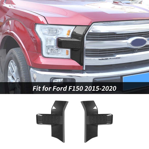 Front Bumper Headlight Grille Decor Frame Cover For Ford F150 2015-2020｜CheroCar