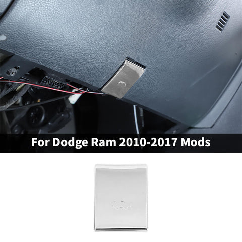 For 2010-2017 Dodge RAM Hood Engine Switch Button Panel Trim Cover