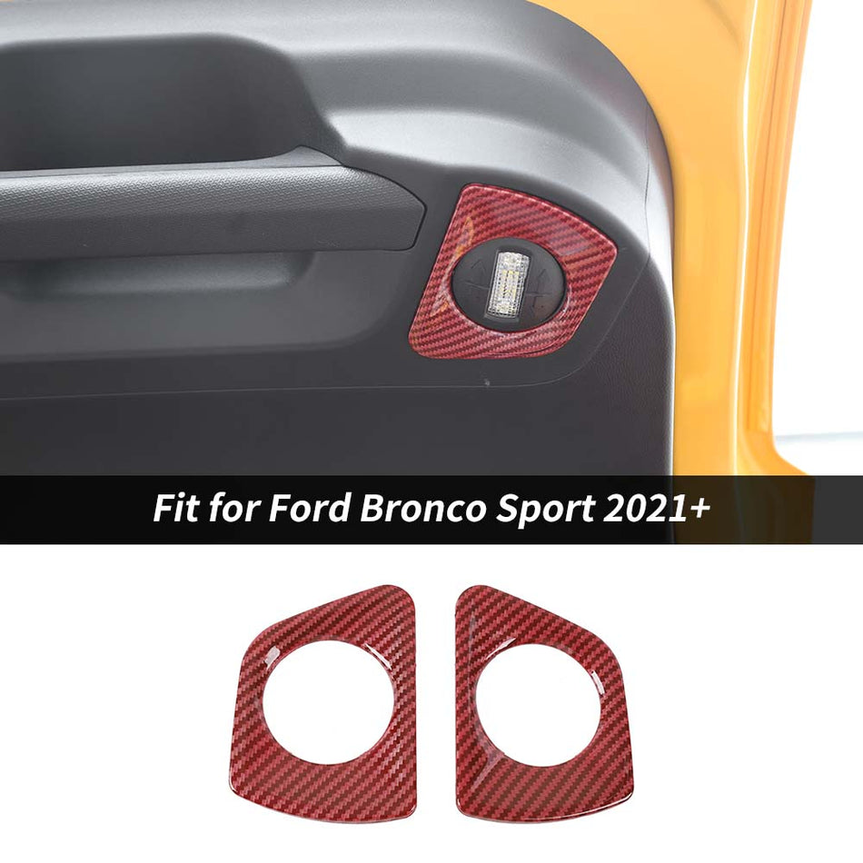 For 2021+ Ford Bronco Sport Rear Tailgate Light Lamp Decoration Trim