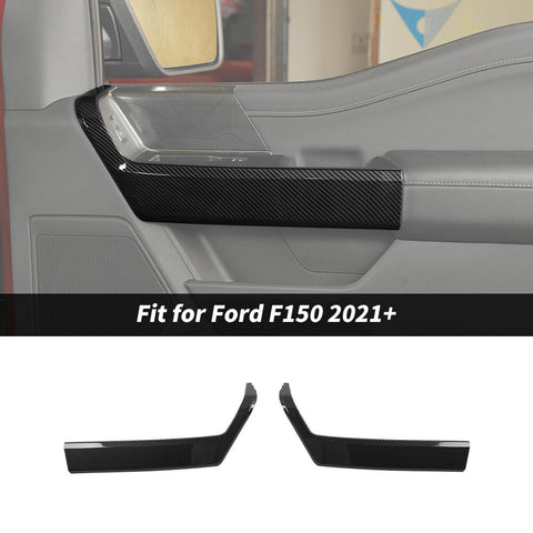 For 2021+ Ford F150 Inner Front Door Handle Panel Cover Trim Decor
