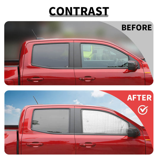 For 2023+ Chevy Colorado/GMC-CANYON Windshield Sun Shade Visor UV Bezel Cover